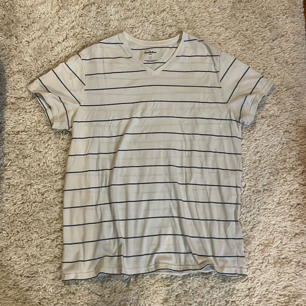Goodfellow & Co Striped T-Shirt - Large